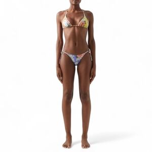 Zimmermann Pattie Floral Bikini Bottoms Only Sz 4-6‎ NWT Designer Swimwear NWT